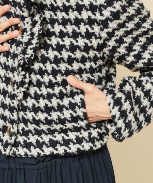 SunaUna / スーナウーナ ノーカラージャケット | 【COLLECTION LINE】ツイードラッフルジャケット | 詳細15