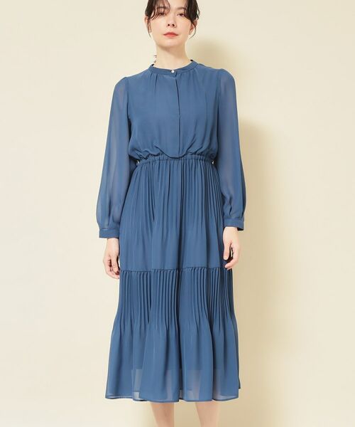 SunaUna / スーナウーナ ロング・マキシ丈ワンピース | 【S～Lサイズ／セレモニーにも】プリーツワンピース | 詳細13