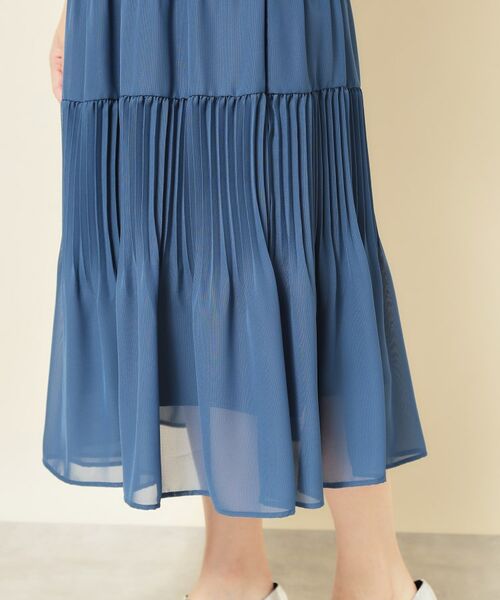 SunaUna / スーナウーナ ロング・マキシ丈ワンピース | 【S～Lサイズ／セレモニーにも】プリーツワンピース | 詳細17