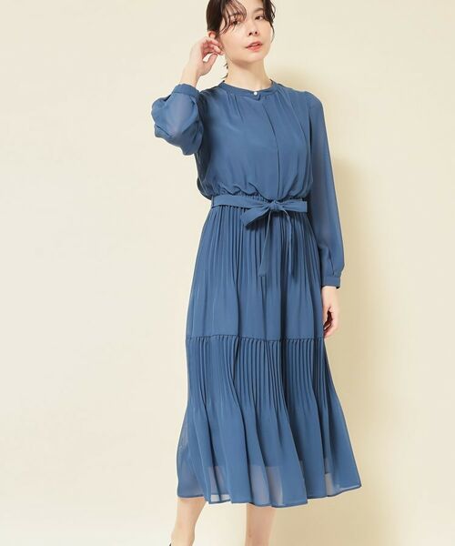 SunaUna / スーナウーナ ロング・マキシ丈ワンピース | 【S～Lサイズ／セレモニーにも】プリーツワンピース | 詳細2