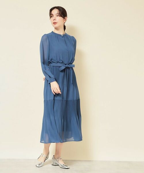 SunaUna / スーナウーナ ロング・マキシ丈ワンピース | 【S～Lサイズ／セレモニーにも】プリーツワンピース | 詳細3