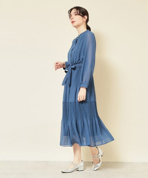 SunaUna / スーナウーナ ロング・マキシ丈ワンピース | 【S～Lサイズ／セレモニーにも】プリーツワンピース | 詳細4