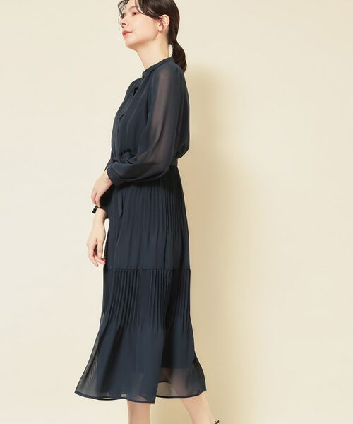 SunaUna / スーナウーナ ロング・マキシ丈ワンピース | 【S～Lサイズ／セレモニーにも】プリーツワンピース | 詳細6