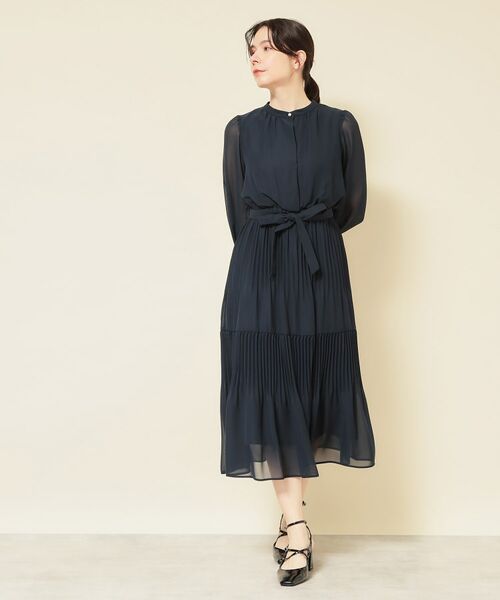 SunaUna / スーナウーナ ロング・マキシ丈ワンピース | 【S～Lサイズ／セレモニーにも】プリーツワンピース | 詳細7