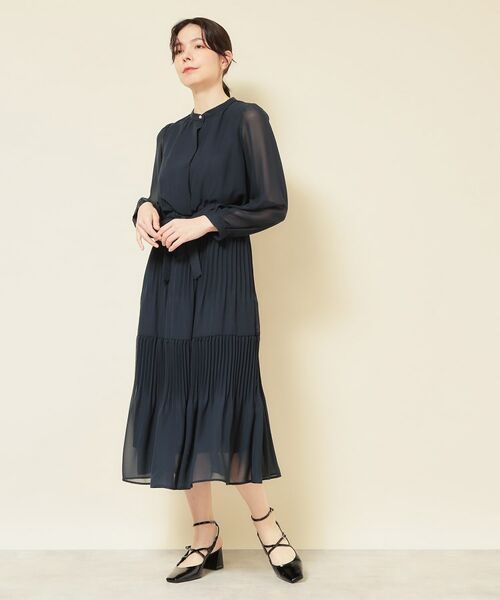 SunaUna / スーナウーナ ロング・マキシ丈ワンピース | 【S～Lサイズ／セレモニーにも】プリーツワンピース | 詳細8