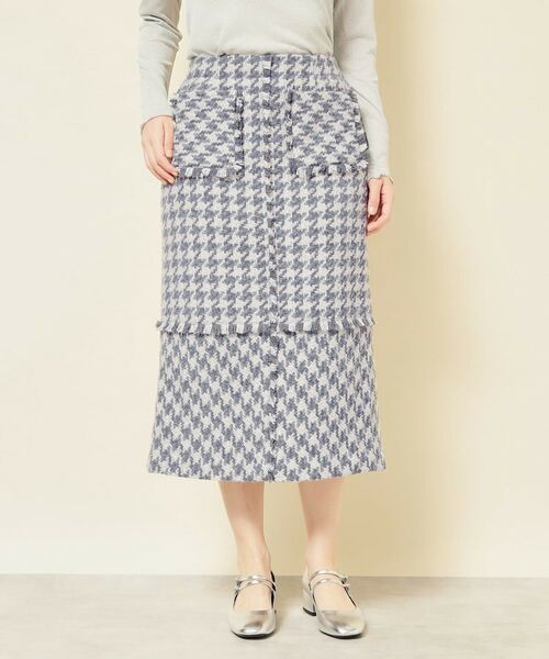 SunaUna / スーナウーナ スカート | 【COLLECTION LINE】ツイードフリンジスカート | 詳細10