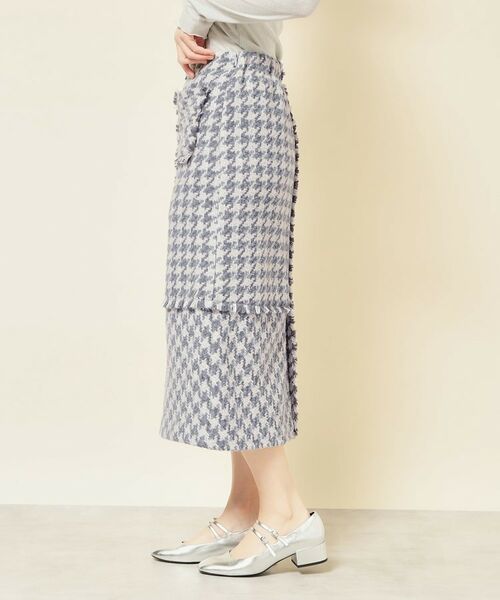 SunaUna / スーナウーナ スカート | 【COLLECTION LINE】ツイードフリンジスカート | 詳細11