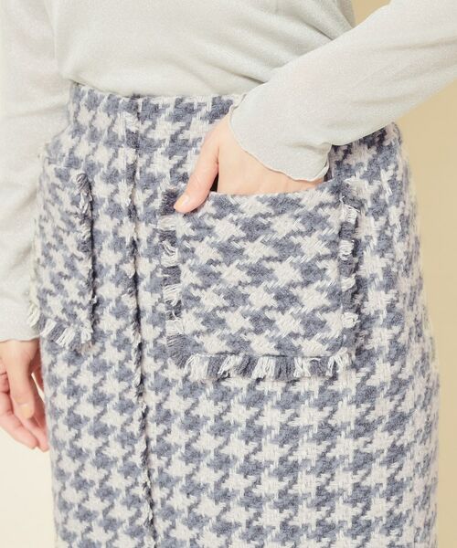 SunaUna / スーナウーナ スカート | 【COLLECTION LINE】ツイードフリンジスカート | 詳細15