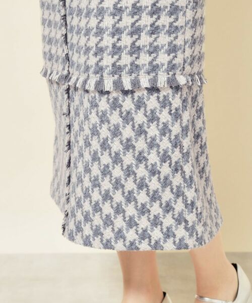 SunaUna / スーナウーナ スカート | 【COLLECTION LINE】ツイードフリンジスカート | 詳細17