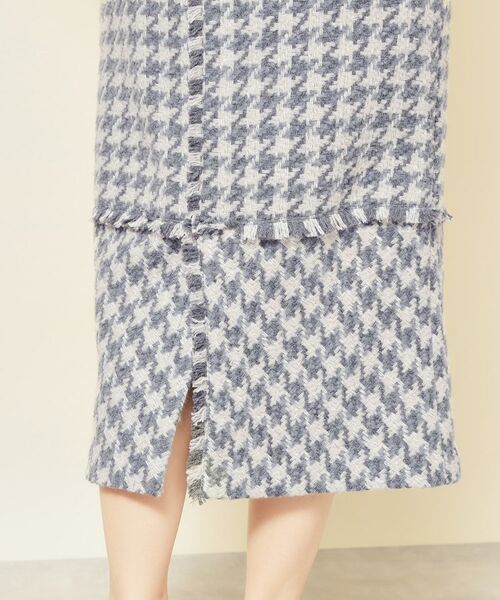 SunaUna / スーナウーナ スカート | 【COLLECTION LINE】ツイードフリンジスカート | 詳細18