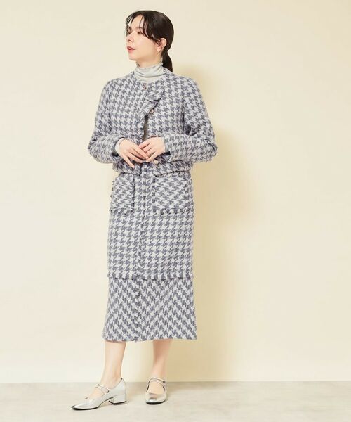 SunaUna / スーナウーナ スカート | 【COLLECTION LINE】ツイードフリンジスカート | 詳細4