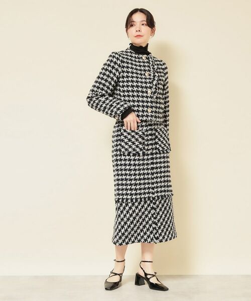 SunaUna / スーナウーナ スカート | 【COLLECTION LINE】ツイードフリンジスカート | 詳細8