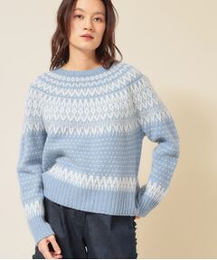 SunaUna / スーナウーナ ニット・セーター | 【ラメ／エアリー】無縫製ニット