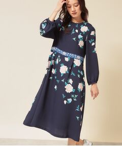 SunaUna / スーナウーナ ミニ丈・ひざ丈ワンピース | 【co creation and yours／SS～L】オリエンタルプリントワンピース