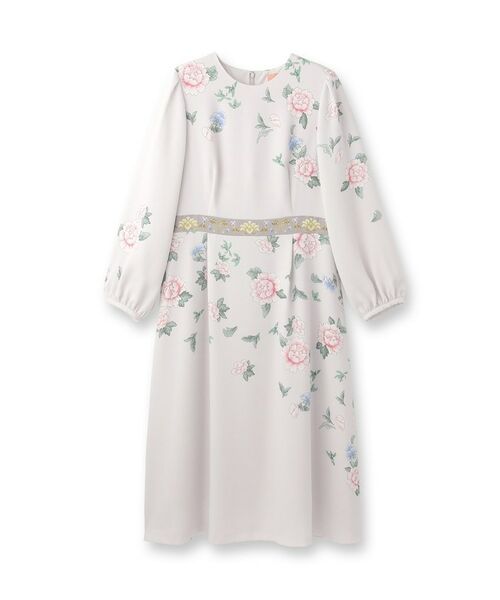 SunaUna / スーナウーナ ミニ丈・ひざ丈ワンピース | 【co creation and yours/SS~L】オリエンタルプリントワンピース | 詳細1