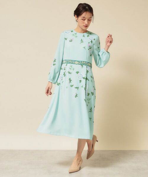 SunaUna / スーナウーナ ミニ丈・ひざ丈ワンピース | 【co creation and yours/SS~L】オリエンタルプリントワンピース | 詳細15