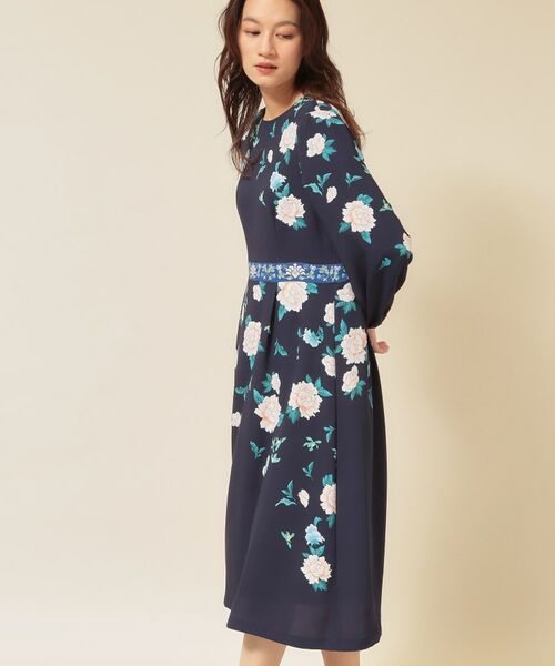 SunaUna / スーナウーナ ミニ丈・ひざ丈ワンピース | 【co creation and yours/SS~L】オリエンタルプリントワンピース | 詳細18