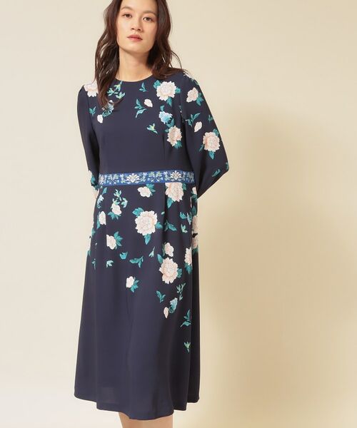 SunaUna / スーナウーナ ミニ丈・ひざ丈ワンピース | 【co creation and yours/SS~L】オリエンタルプリントワンピース | 詳細19
