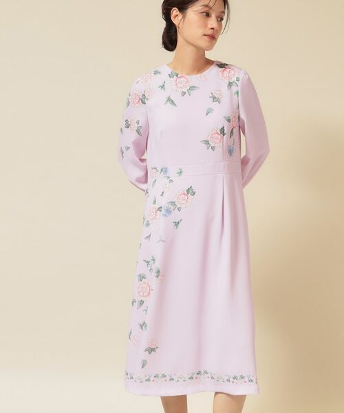 SunaUna / スーナウーナ ミニ丈・ひざ丈ワンピース | 【co creation and yours/SS~L】オリエンタルプリントワンピース | 詳細2