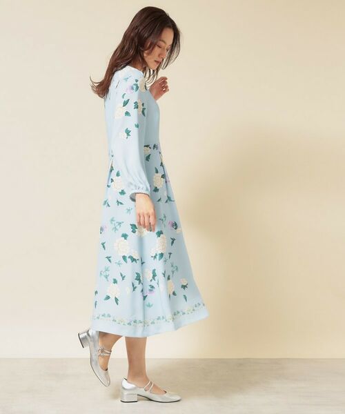 SunaUna / スーナウーナ ミニ丈・ひざ丈ワンピース | 【co creation and yours/SS~L】オリエンタルプリントワンピース | 詳細8