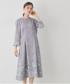 SunaUna / スーナウーナ ミニ丈・ひざ丈ワンピース | 【co creation and yours／SS～L】レースプリントワンピース