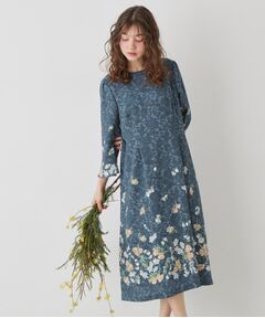 SunaUna / スーナウーナ ミニ丈・ひざ丈ワンピース | 【co creation and yours／SS～L】レースプリントワンピース