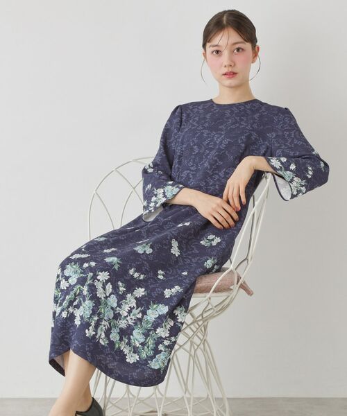 SunaUna / スーナウーナ ミニ丈・ひざ丈ワンピース | 【co creation and yours／SS～L】レースプリントワンピース | 詳細11