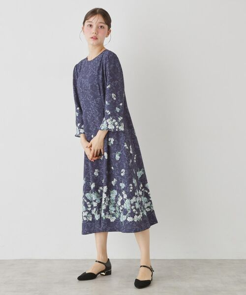 SunaUna / スーナウーナ ミニ丈・ひざ丈ワンピース | 【co creation and yours／SS～L】レースプリントワンピース | 詳細12