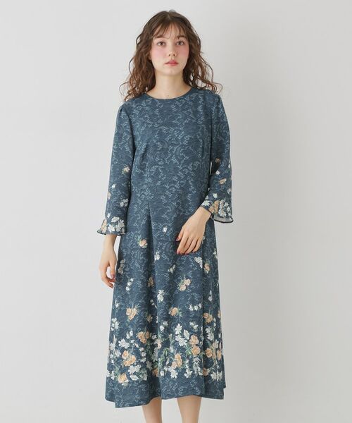 SunaUna / スーナウーナ ミニ丈・ひざ丈ワンピース | 【co creation and yours／SS～L】レースプリントワンピース | 詳細14