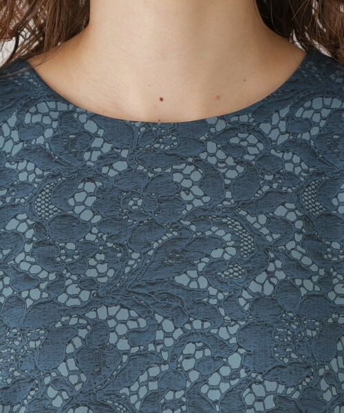 SunaUna / スーナウーナ ミニ丈・ひざ丈ワンピース | 【co creation and yours／SS～L】レースプリントワンピース | 詳細17