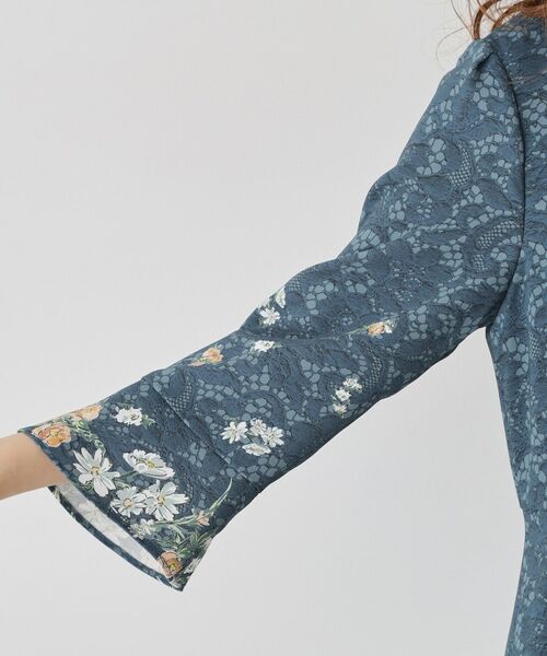 SunaUna / スーナウーナ ミニ丈・ひざ丈ワンピース | 【co creation and yours／SS～L】レースプリントワンピース | 詳細19