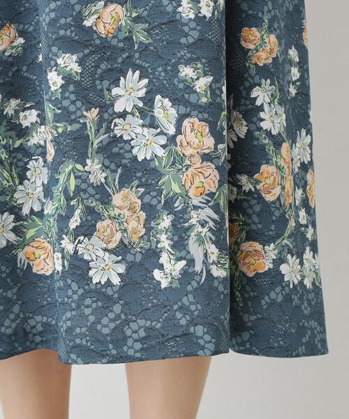 SunaUna / スーナウーナ ミニ丈・ひざ丈ワンピース | 【co creation and yours／SS～L】レースプリントワンピース | 詳細20