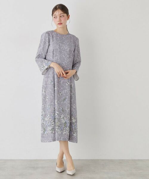 SunaUna / スーナウーナ ミニ丈・ひざ丈ワンピース | 【co creation and yours／SS～L】レースプリントワンピース | 詳細4