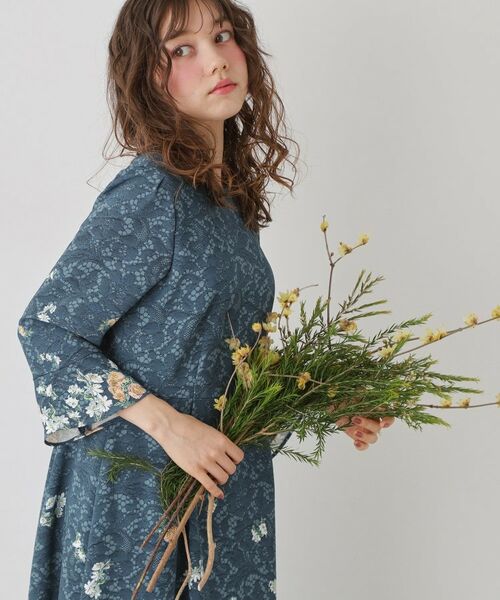 SunaUna / スーナウーナ ミニ丈・ひざ丈ワンピース | 【co creation and yours／SS～L】レースプリントワンピース | 詳細6