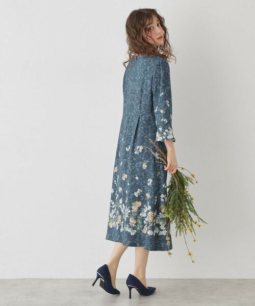 SunaUna / スーナウーナ ミニ丈・ひざ丈ワンピース | 【co creation and yours／SS～L】レースプリントワンピース | 詳細8