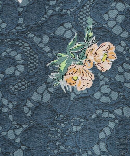 SunaUna / スーナウーナ ミニ丈・ひざ丈ワンピース | 【co creation and yours／SS～L】レースプリントワンピース | 詳細9