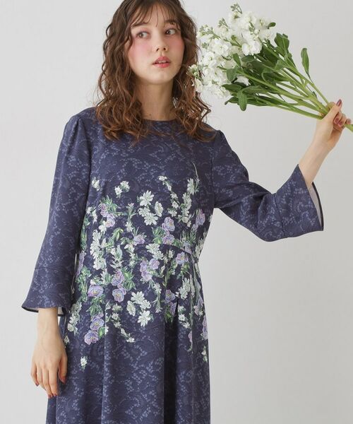 SunaUna / スーナウーナ ミニ丈・ひざ丈ワンピース | 【co creation and yours／SS～L】MAKE BOCYプリントワンピース | 詳細10