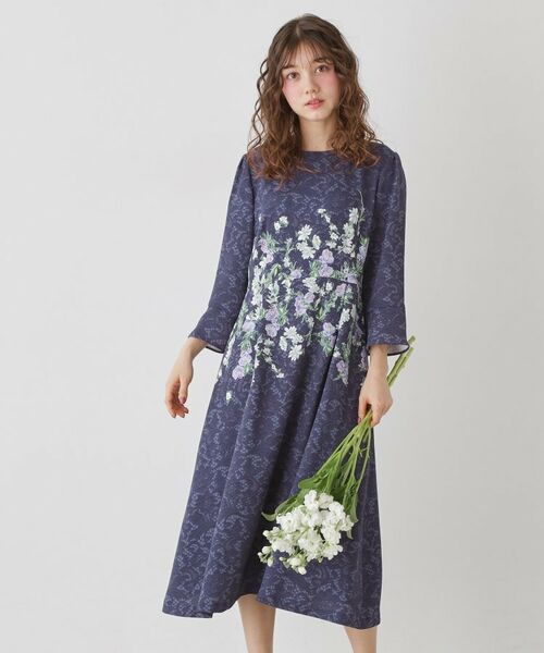 SunaUna / スーナウーナ ミニ丈・ひざ丈ワンピース | 【co creation and yours／SS～L】MAKE BOCYプリントワンピース | 詳細11