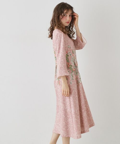 SunaUna / スーナウーナ ミニ丈・ひざ丈ワンピース | 【co creation and yours／SS～L】MAKE BOCYプリントワンピース | 詳細3