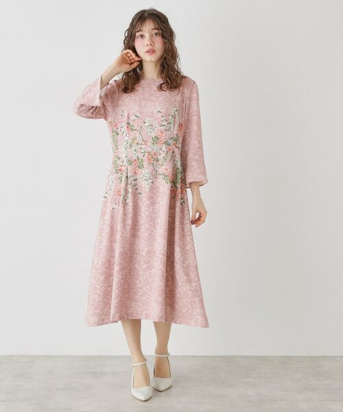 SunaUna / スーナウーナ ミニ丈・ひざ丈ワンピース | 【co creation and yours／SS～L】MAKE BOCYプリントワンピース | 詳細4