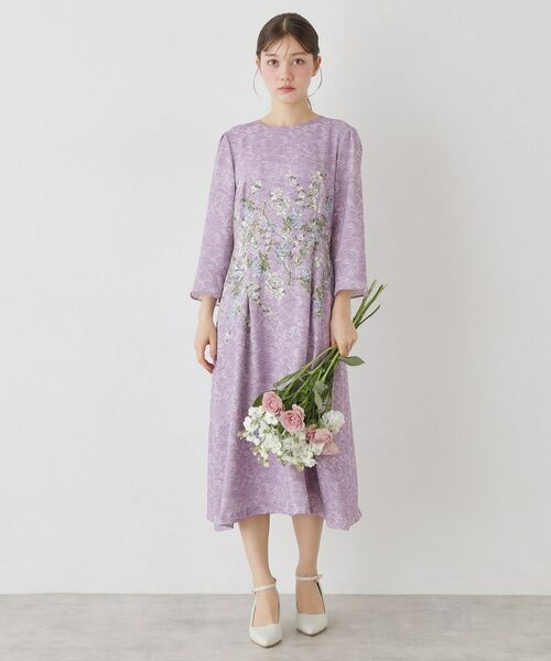 SunaUna / スーナウーナ ミニ丈・ひざ丈ワンピース | 【co creation and yours／SS～L】MAKE BOCYプリントワンピース | 詳細8