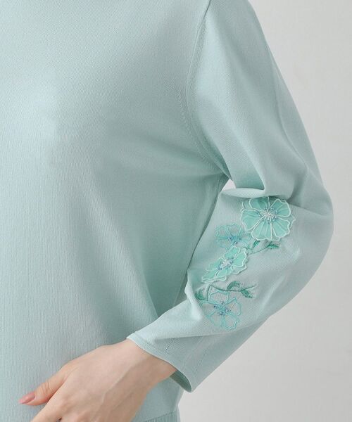 SunaUna / スーナウーナ ニット・セーター | 【SS～Lサイズ展開／フラワー刺繍】クラフトニット | 詳細18