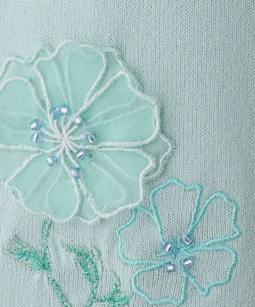 SunaUna / スーナウーナ ニット・セーター | 【SS～Lサイズ展開／フラワー刺繍】クラフトニット | 詳細9