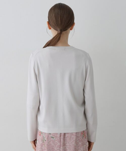 SunaUna / スーナウーナ カーディガン・ボレロ | 【SS～Lサイズ展開／フラワー刺繍】クラフトニット | 詳細16