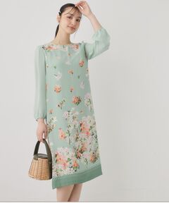 SunaUna / スーナウーナ ミニ丈・ひざ丈ワンピース | 【co creation and yours／SS～L】多色花柄プリントワンピース