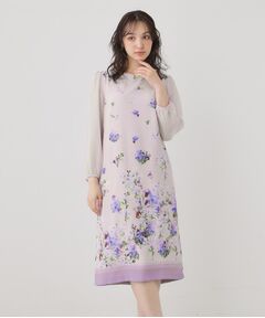 SunaUna / スーナウーナ ミニ丈・ひざ丈ワンピース | 【co creation and yours／SS～L】多色花柄プリントワンピース