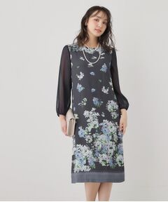 SunaUna / スーナウーナ ミニ丈・ひざ丈ワンピース | 【co creation and yours／SS～L】多色花柄プリントワンピース