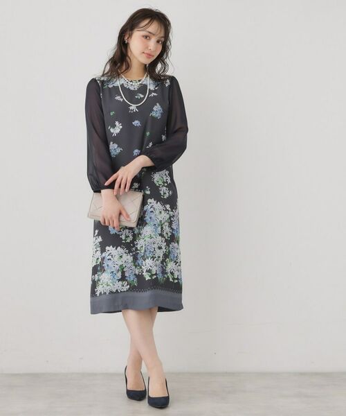 SunaUna / スーナウーナ ミニ丈・ひざ丈ワンピース | 【co creation and yours／SS～L】多色花柄プリントワンピース | 詳細11