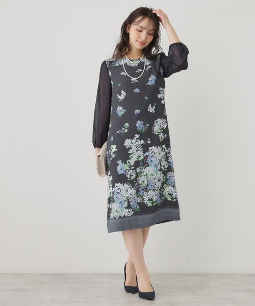 SunaUna / スーナウーナ ミニ丈・ひざ丈ワンピース | 【co creation and yours／SS～L】多色花柄プリントワンピース | 詳細12