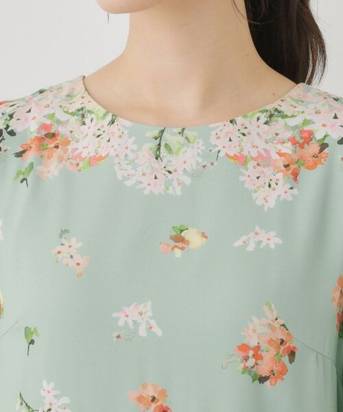 SunaUna / スーナウーナ ミニ丈・ひざ丈ワンピース | 【co creation and yours／SS～L】多色花柄プリントワンピース | 詳細17